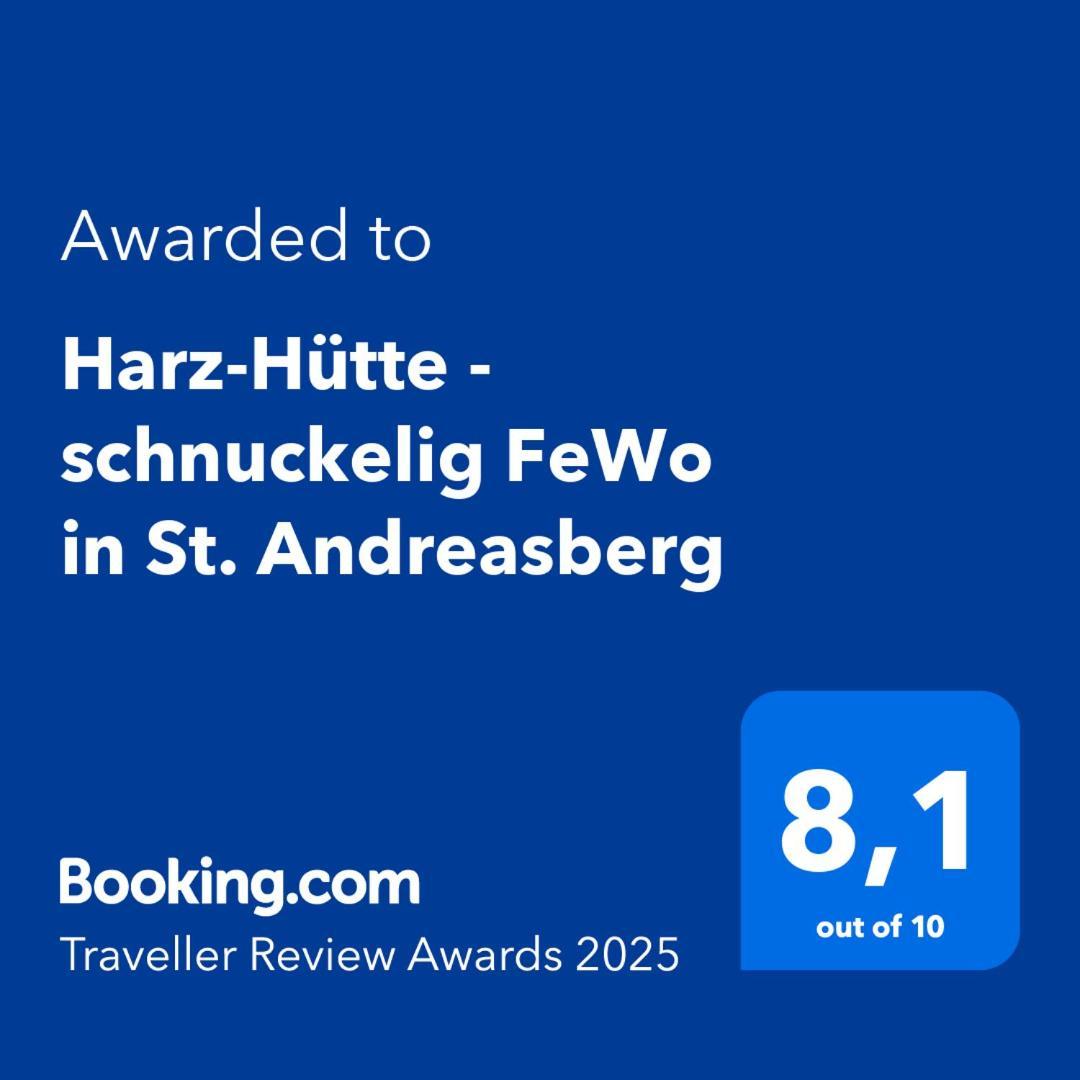 Harz-Huette - Schnuckelig Fewo In St. Andreasberg Sankt Andreasberg Exterior foto